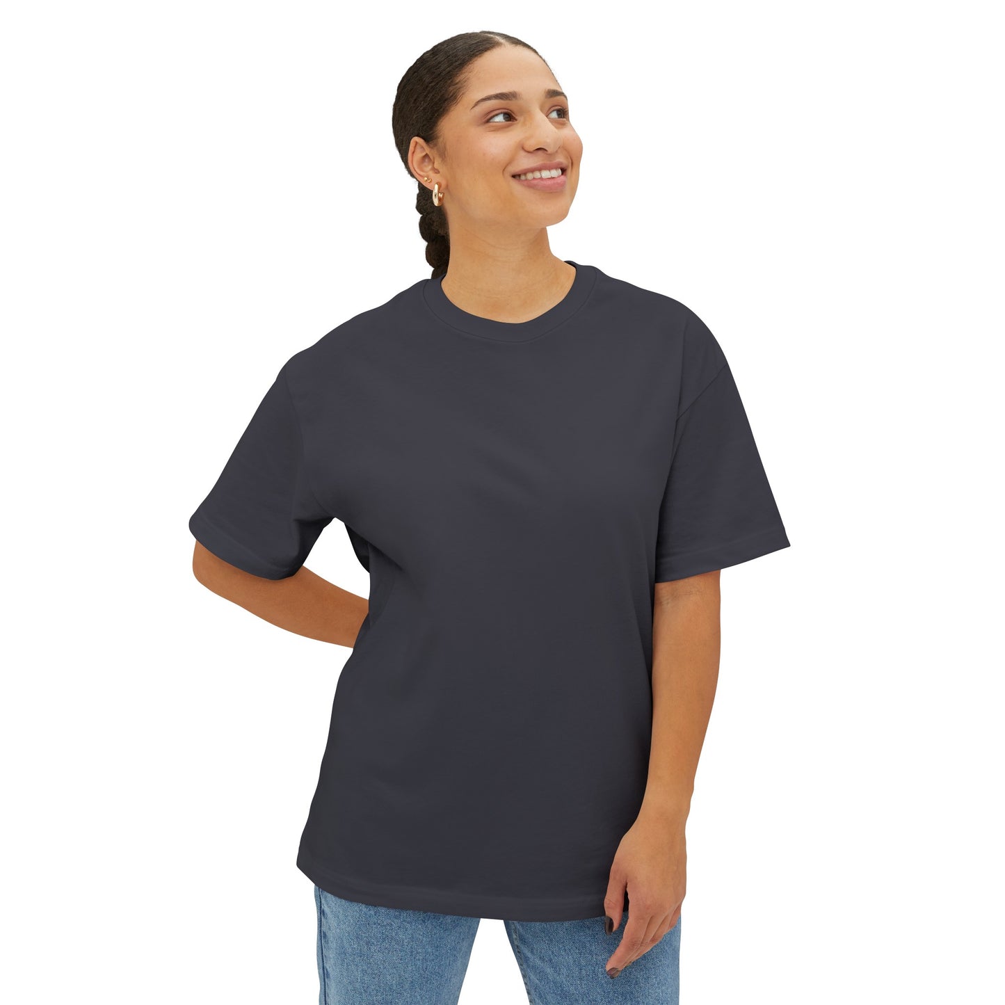 Oversized What About Hustle T-Shirt. US.