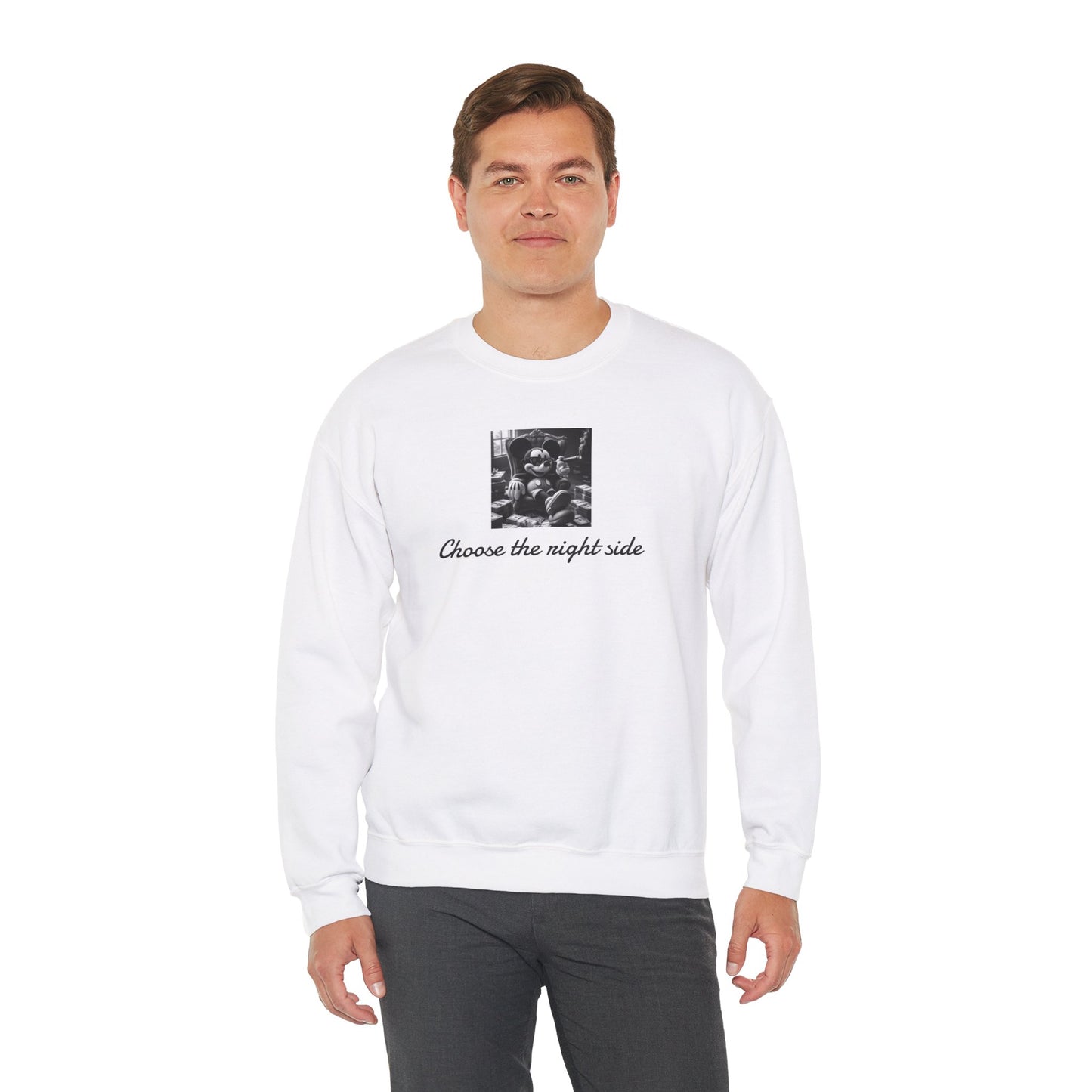 ''Choose The Right Side'' Crewneck Sweatshirt