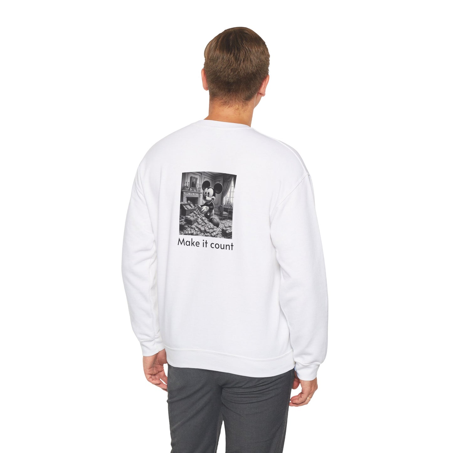 ''Make it count'' Crewneck Sweatshirt