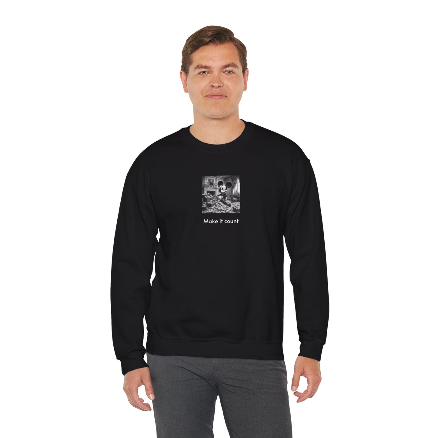 ''Make it count'' Crewneck Sweatshirt