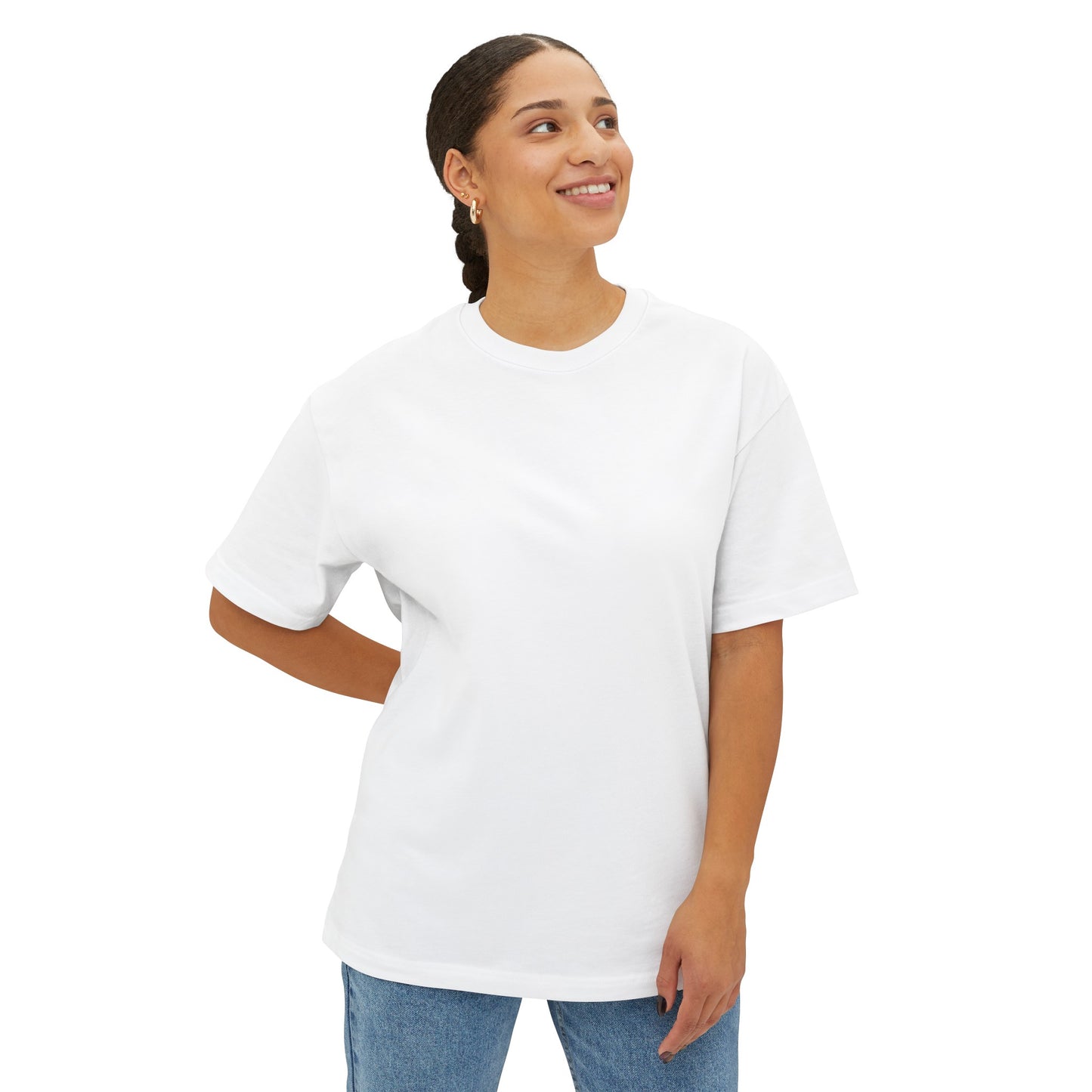 Oversized What About Hustle T-Shirt. US.