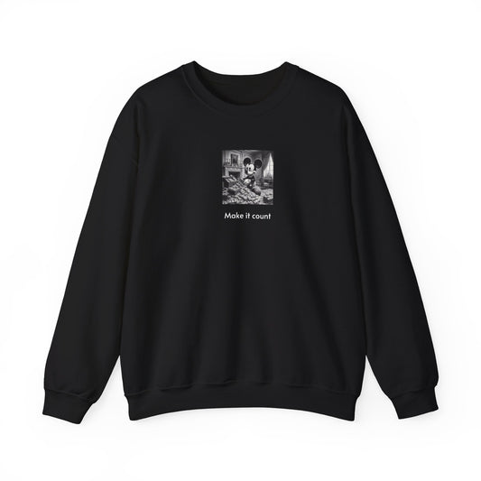 ''Make it count'' Crewneck Sweatshirt